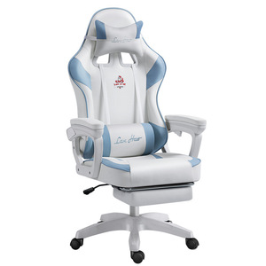 Chaise en cuir blanc Vente en gros pas cher Bureau de levage souple Pu Luxe Moins cher Mignon Ordinateur Bureau Jeu de massage <span class=keywords><strong>Scorpion</strong></span> Gaming Chair - Product Image 1