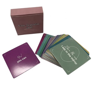 Tùy chỉnh Bìa khẳng định thẻ trò chơi thiết lập bù đắp in OEM Christian khuyến khích nói thẻ - Product Image 6