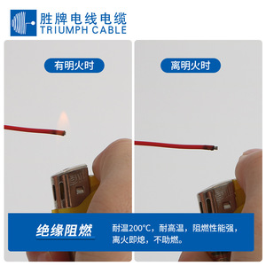 Victory Card Teflon Sheathed Copper Wire 46 Square Millimeters High Temperature Resistant Flame Retardant ROHS2.0 Electrical - Product Image 2