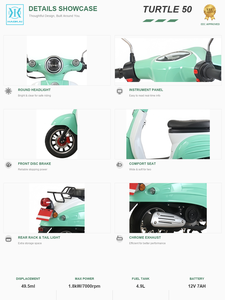 Motocyclette à essence <span class=keywords><strong>50CC</strong></span> pour les trajets quotidiens en ville, adaptée aux adultes et aux jeunes, idéale pour les trajets domicile-travail. - Product Image 2