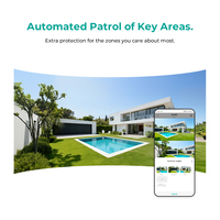 Cámara de Seguridad Exterior de Doble Lente 2K+2K 360 °   Cámara PTZ con Detección de Personas y Vehículos OEM ODM, Alarma con Foco y Sirena, Aplicación CAM180