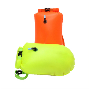 Boya de natación de agua abierta de PVC grande personalizada, entrenamiento de seguridad, bolsa seca impermeable inflable, bolsa seca para playa - Product Image 1
