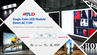 Módulo LED 110V AC IP68 7000K Blanco 1W para letreros publicitarios de caja de luz con cinta adhesiva en la parte posterior (paquete de 200 piezas)