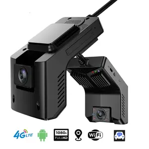 最佳人工智能仪表盘双镜头夜视4g商用车队仪表盘摄像头，带ADAS/DMS远程监控车载摄像头