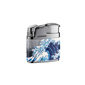 Encendedor de Cigarros JOBON Personalizado con Logotipo, Recargable con Gas <span class=keywords><strong>Butano</strong></span>, de Aleación de Zinc, Portátil, Regalo Empresarial, en Caja de Regalo - Product Image 3