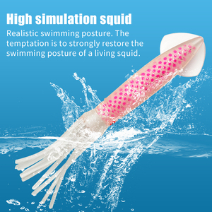 Esca Artificiale Morbida a Forma di Polpo Luminosa da 12cm 10g, Esca da Traina per Jigging, Polpo Realistico - Product Image 2