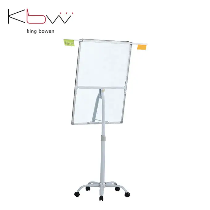 Satılık KBW hareketli flip chart tekerlekler ile okul ve ofis kullanımı için