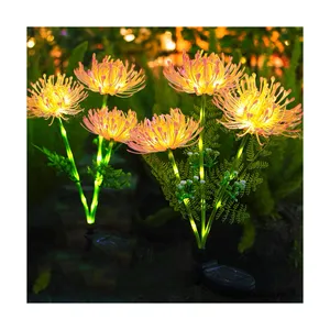 2024 New Customization Outdoor Lighting Decorative For Garden Solar Artificial Flower Light