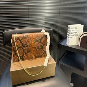 Snakeskin Pattern Women's Shoulder Bag Horizontal <b>Square</b> Single Strap Zipper Closure Fashion Everyday Use Spring 2026 - Product Image 1