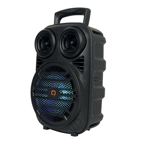 ลำโพงคาราโอเกะขนาด 6.5 นิ้ว ราคาประหยัด พร้อมไมโครโฟนแบบมีสาย RGB  แบตเตอรี่ 800mAh สำหรับใช้ในบ้าน โบสถ์ โรงเรียน สินค้าใหม่มาแรง - Product Image 2