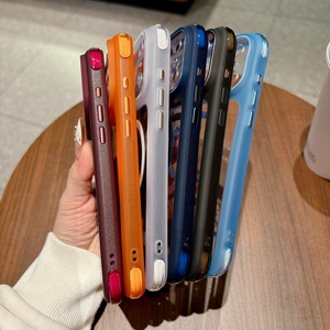เคสโทรศัพท์ใสแม่เหล็กแฟชั่นสำหรับ iPhone 18 14 15 16 17 Pro Max พร้อมปุ่มสัมผัส AI ป้องกันการกระแทกทั้งสี่มุม - Product Image 4