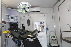 Anestesi medis stasiun kerja oksigen dapat digunakan kembali nitrus oksida udara klinik darurat rumah sakit troli dioperasikan baterai medis - Product Image 4