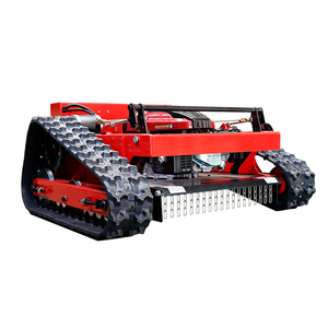 Tondeuse à gazon télécommandée, machine de jardin robotisée AI pour la coupe de l'herbe, largeur de coupe de 550 mm, chenilles en caoutchouc, mini Sh550, batterie - Product Image 2