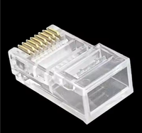 RJ45 konektor Ethernet Cat6 Cat5e Cat7 konektor kabel jaringan RJ45 Ouvert Et Fermer