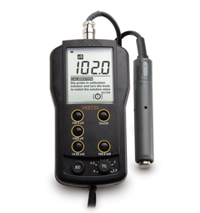 เครื่องวัดคุณภาพน้ำ HANNA HI8733 แบบหลายช่วงการวัด พร้อมหัววัดแบบสี่วงแหวน สำหรับวัดค่า PH/TDS/อุณหภูมิ - Product Image 3
