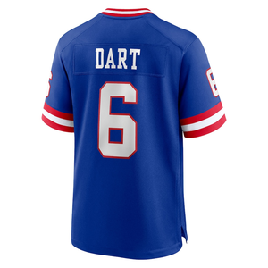 Maillot de football américain personnalisé brodé pour homme, respirant, grandes tailles, avec nom et logo personnalisables, vierge, New York, en polyester – Nouveauté - Product Image 1