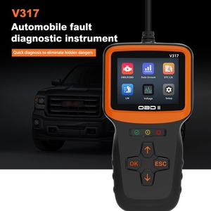 Lecteur de code OBD2 V317 avec écran LCD, outil de diagnostic automobile, scanner de pannes moteur, compatible avec tous les modèles, prise en charge de l'anglais - Product Image 2