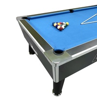 Table de billard américain à monnayeur 5ft 6ft 7ft 8ft pour jeu de billard à neuf boules, idéale pour clubs et bars