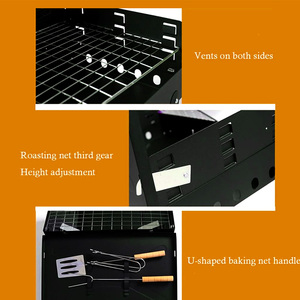 Prodotti Più Venduti: Accessori per Griglia Portatile, Griglia a Carbone Pieghevole con Coperchio per Cucina all'Aperto - Product Image 3