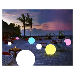 Оптовая цена, дешевый круглый пляжный свет, солнечный свет, автоматически освещенный светодиодный осветительный шар