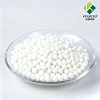 Alumina Aktif 1-2mm, Beads Alumina Gamma yang Dapat Diregenerasi untuk Dehidrasi Mikro-gas dan Sistem Penyaring Air