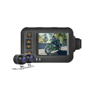 Waterproof Motorcycle DVR Camera drive video recorder front and rear 1080P full HD motorcycle dash camera