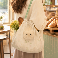 Sac à bandoulière en toile réutilisable de haute qualité, grande capacité, imprimé, pour étudiants, école, campus, usage quotidien et shopping