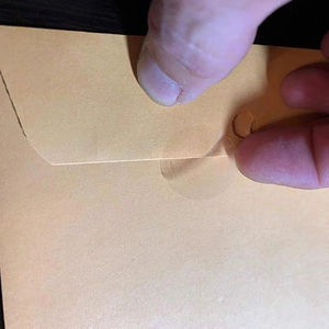 500Pcs/Roll Transparent Round Self-Adhesive Stickers Business Package Seal Labels <b>Scrapbooking</b> Cookie Bag Sealing Tag DIY Gifts - Product Image 1