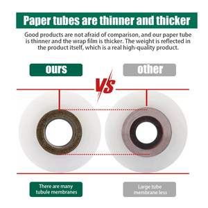 Cinta de injerto de plástico elástico de alto brillo y grado reforzado para reparación de árboles y plantas, película transparente. - Product Image 2