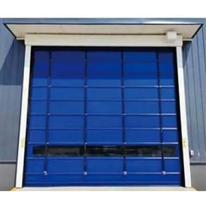 Factory <strong>Price</strong> Industrial Interior Automatic Fast Insulation <strong>Roll</strong>-Up PVC Stack Outdoor Windproof Finished Garage <strong>Door</strong> 35m/s Wind - Product Image 1
