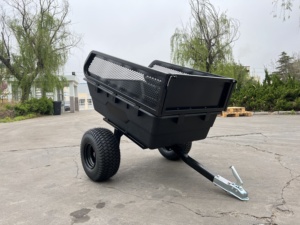 Mehrzweck-Outdoor-Metall-Schwerlast-Anhänger für LKW, Motorrad, <span class=keywords><strong>ATV</strong></span> und Camping mit Kippfunktion und 2 Rädern - Product Image 6