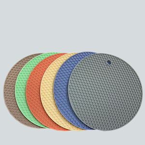 Alfombrillas y Tapetes Redondos de Silicona Antideslizantes y Resistentes al Calor para Cocina, Ecológicos, Modelo S028, Venta al por Mayor - Product Image 3