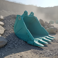 Godet de roche pour excavatrice sur chenilles de 20 à 50 tonnes, homologué CE, en acier NM400 renforcé, capacité de 1,5 à 2,5 m³