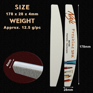 专业圣诞花朵双面指甲锉 100/180 粒度图案印花塑料材质美甲工具 - Product Image 5