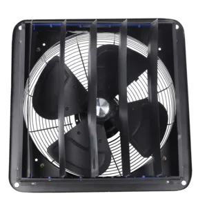 Wholesale Ventilation Exhaust Fan 3 Phase Square Industrial Wall Fan External Rotor Axial Exhaust Fan