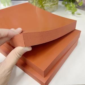 Lámina de Espuma de Silicona de Alta Temperatura Roja para Planchado, Tablero de Espuma de Silicona de Celda Cerrada de 5mm - Product Image 4