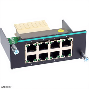 Commutateur Ethernet modulaire Moxa IM-6700A-8TX 8 ports 1000 Mbps Commutateur industriel géré pour entreprises IEEE 802.3 - Product Image 2