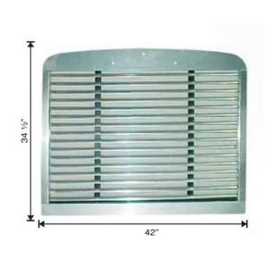 Grille en aluminium A17-12622-007, A1712622007 pour camion américain Freightliner FLD120 - Product Image 4