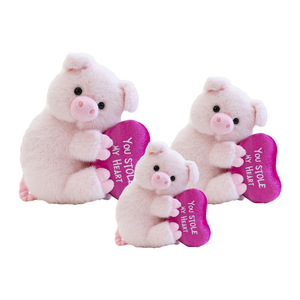 Cao Cấp Mềm Đồ Chơi Sang Trọng Cho Ngày Valentine Sang Trọng Con Voi Với Trái Tim OEM Logo Valentine Thú Nhồi Bông Đồ Chơi Quà Tặng - Product Image 5