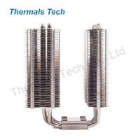 Dissipateur thermique de refroidissement passif 250W avec ventilateur pour ordinateur de bureau CPU