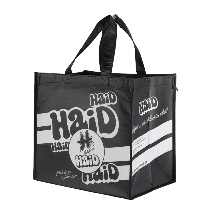 Heavy duty waterproof nonwoven reusable laminated rpet bag for shopping