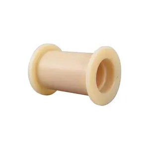 Pa6 Nylon hülsen Isolierende Delrin-Buchsen hülse Pom Acetal Flansch wellen mantel buchse Unter leg scheibe Lagerbuchse für Schrauben