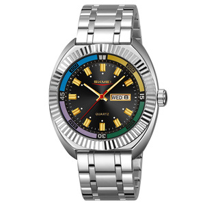 Montre-bracelet pour homme en acier, à quartz, avec double calendrier et fonctions multiples, montre pour homme transfrontalière - Product Image 3