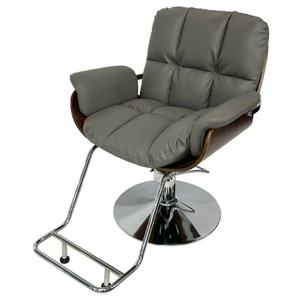 Silla de Barbero Moderna, Simple e Impermeable, con Altura Ajustable y Giratoria, Especializada para Salones de Peluquería - Product Image 4