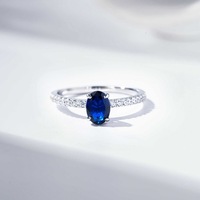 Hochwertiger Schmuckring für Damen S925 Sterling Silber Rubinrot Modischer Ring Hochkarätiger Diamantring Fingerschmuck Kristallring