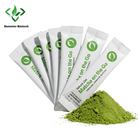 Sachets de poudre de matcha instantanée de qualité cérémoniale A-10A certifiée biologique USDA & UE, vente en gros, marque privée, poudre de thé vert