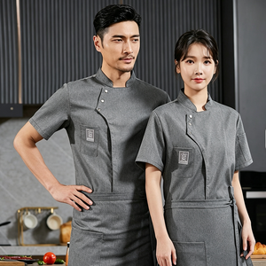 Usine OEM ODM, vente en gros, vêtements <span class=keywords><strong>de</strong></span> haute qualité, nouveaux modèles <span class=keywords><strong>de</strong></span> <span class=keywords><strong>veste</strong></span> <span class=keywords><strong>de</strong></span> chef, uniforme <span class=keywords><strong>de</strong></span> <span class=keywords><strong>cuisine</strong></span>, <span class=keywords><strong>veste</strong></span> <span class=keywords><strong>de</strong></span> chef pour femmes - Product Image 4