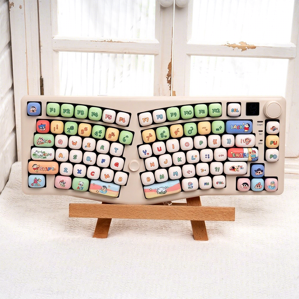 Teclado blanco-A75+teclas MOG Xiaoxin