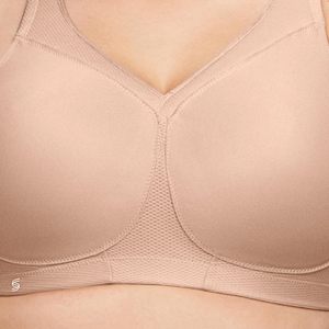 Sujetador Deportivo Glamorise Full Figure Plus Size MagicLift Transpirable de Alta Sujeción con Tirantes Cruzados Sin Costuras y Sin Varillas # 1006 - Product Image 3