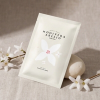 Mooivera Abelio Sensitive Sheet Maskpack 10 Unidades Vegano Halal Coreano con Extracto de Forsythia Iluminador Antienvejecimiento Hidratante para Viaje